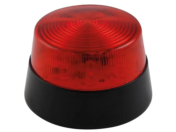 Luz LED Intermitente - Roja - 12 Vdc -  77 Mm