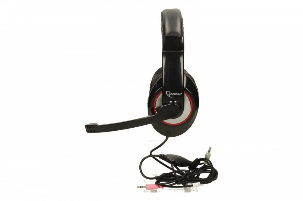 Gembird Headset Stereo Mhs 001  Glänzend Klinke Schwarz