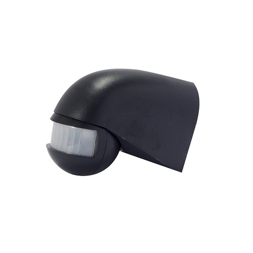 Detetor de Movimento 180&ordm; Orientavel Preto