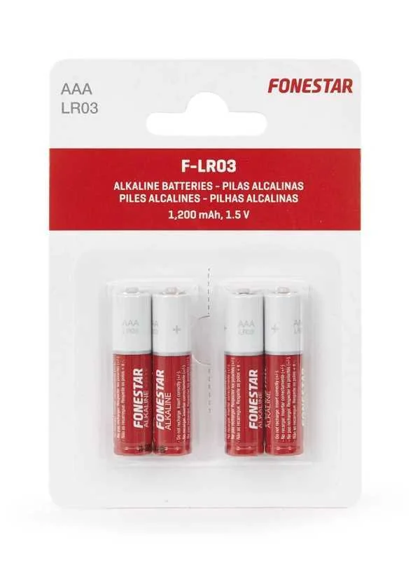 Pilha Alcalina Lr03 Aaa 1200mah 1.5v 4pcs