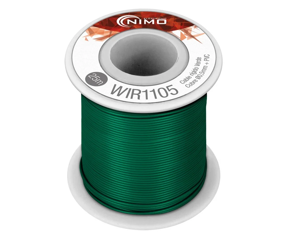 Bobine Fio Rigido Cobre 0,5mm P/ Montagens 25m