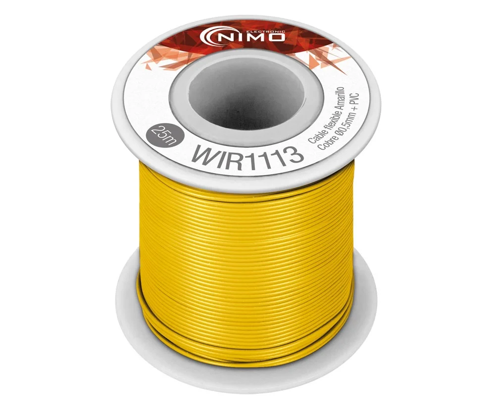 Bobine Fio Flexivel Cobre 0,5mm P/ Montagens - 25m