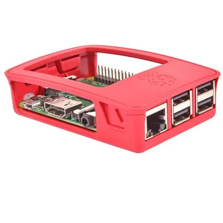 Caixa Vermelha Branca Para Raspberry Pi 3