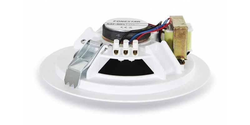 Coluna De Teto 5" 6w Com Transformador Redonda