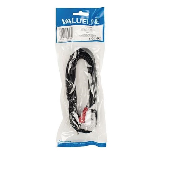 Cabo Jack 3.5 Macho Para 2 Rca Macho 3m