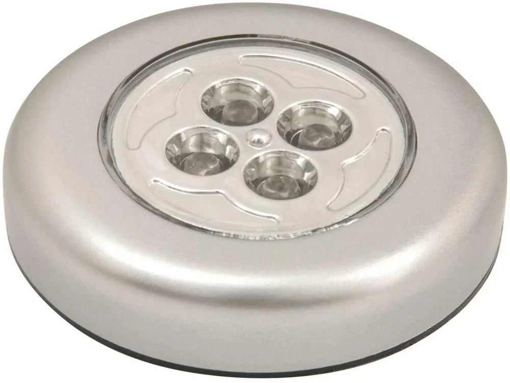 Luz LED 4 Leds Auto Adesiva