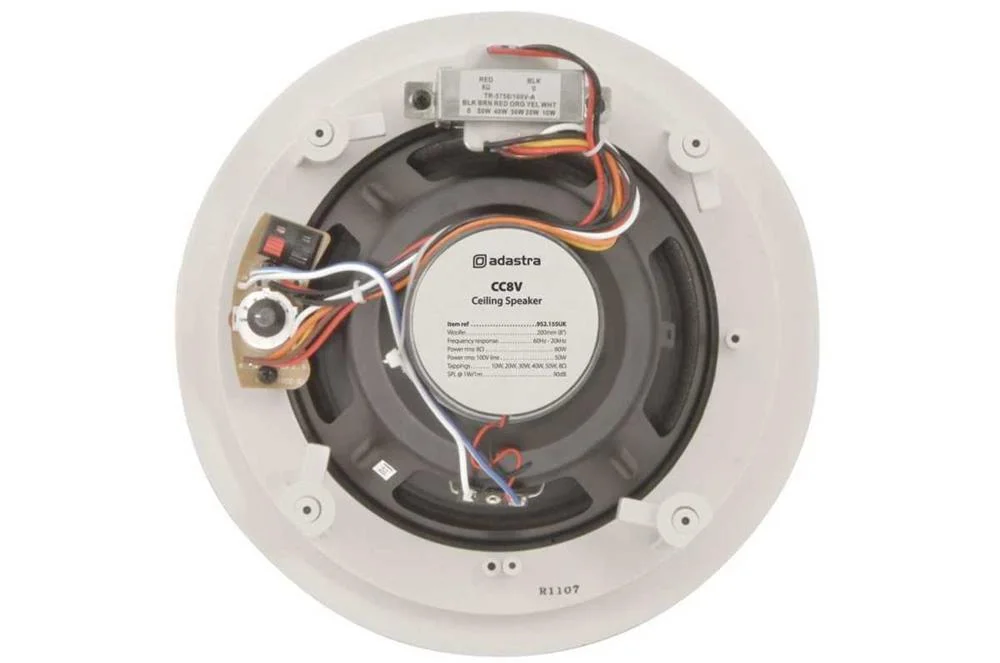 Coluna de Teto 8" 2 Vias Branco Serie Cc