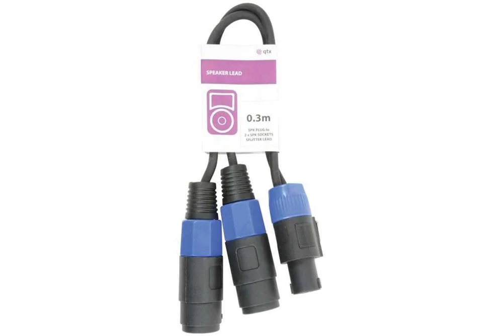 Classic Speaker Splitter Lead 0.3m