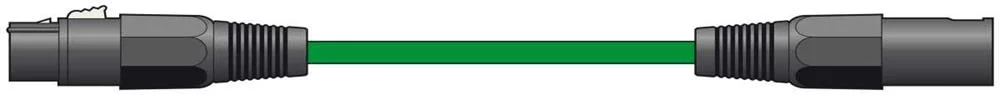Classic Microphone Lead Xlr Female - Male 1.5m Green