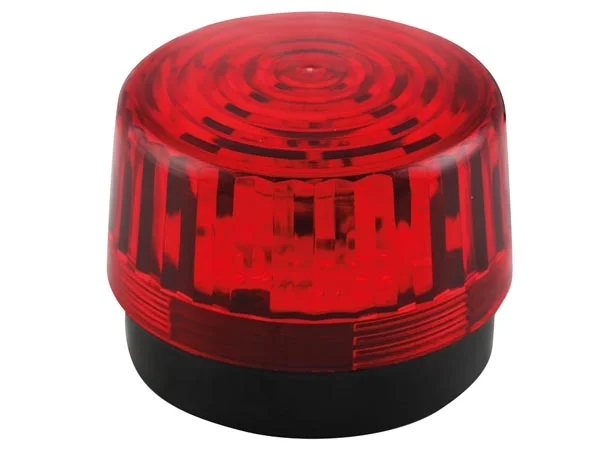 Luz LED Intermitente - Roja - 12 Vdc  100 Mm