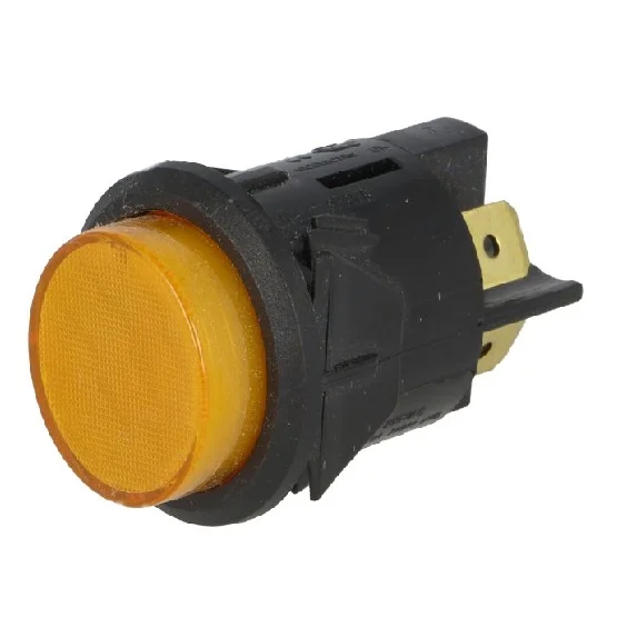 Interruptor Luminoso Bipolar Naranja