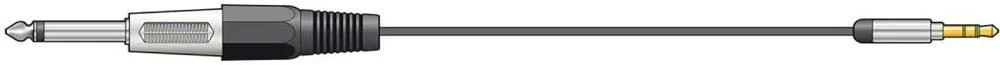 Classic Audio Lead 3.5mm Jack - 6.3mm Jack 1.5m