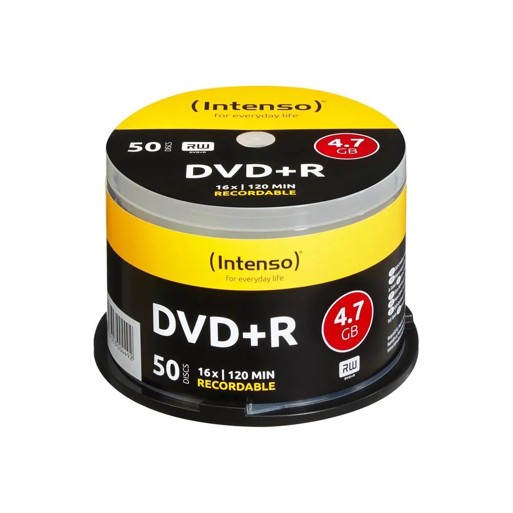 Intenso 4111155 Blank Dvd 4.7 Gb Dvd+R 50 Pc(S)