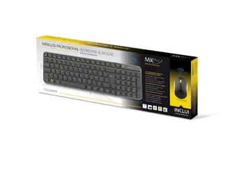 Conjunto De Teclado E Rato Sem Fios Mkplus