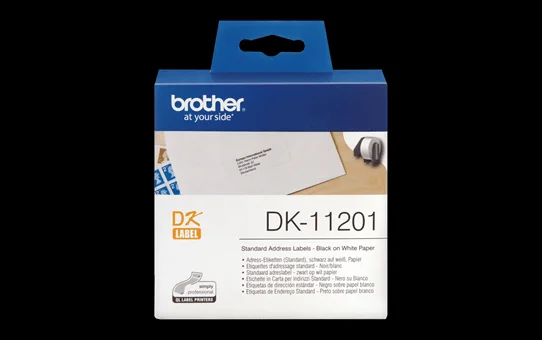 Brother Address Labels 11201 White