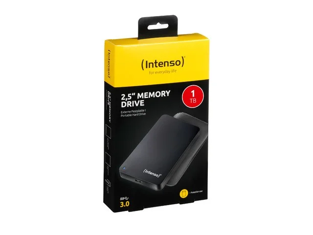 Intenso 6.3cm (2,5")   1tb 3.0 Memorycase Schwarz