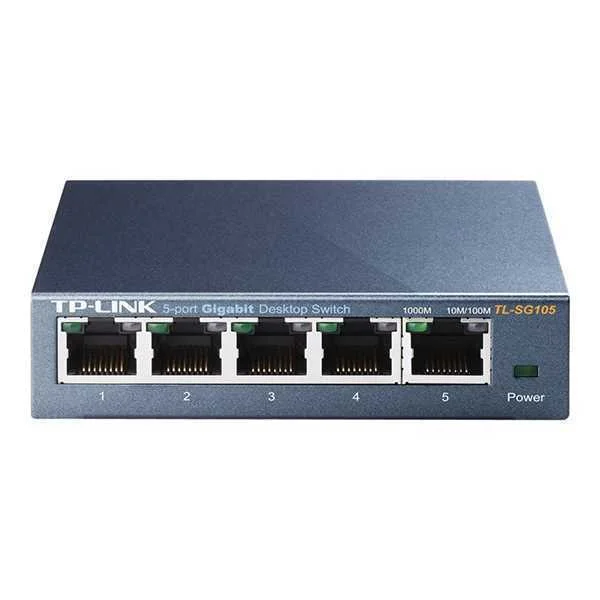 Switch de Mesa Tp-Link Tl-Sg105 5p Gigabit Auto Mdix 