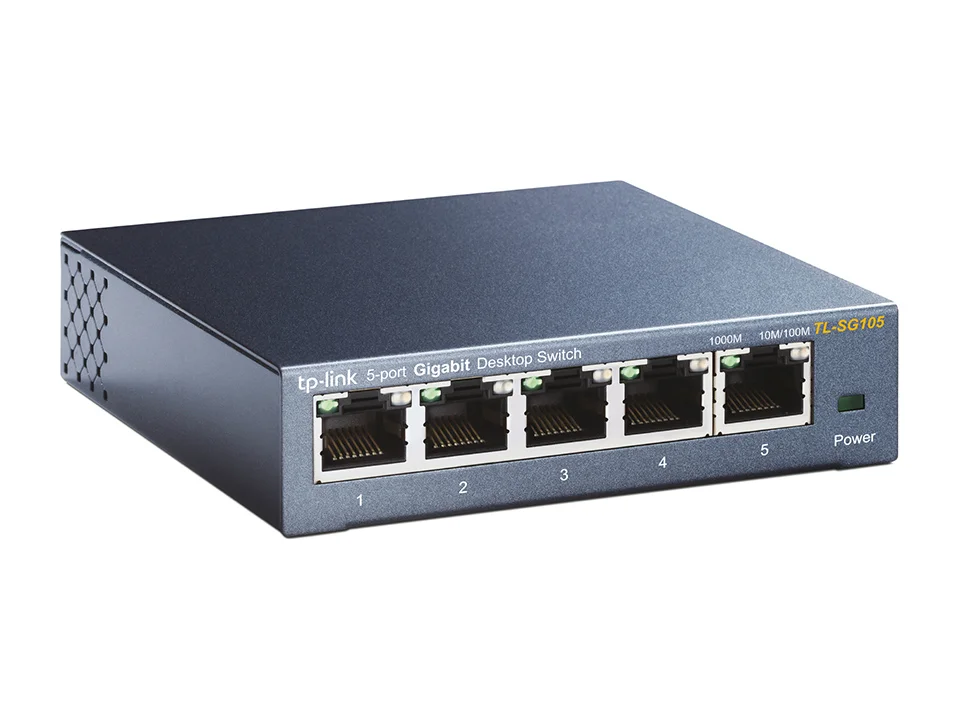 Switch de Mesa Tp-Link Tl-Sg105 5p Gigabit Auto Mdix 