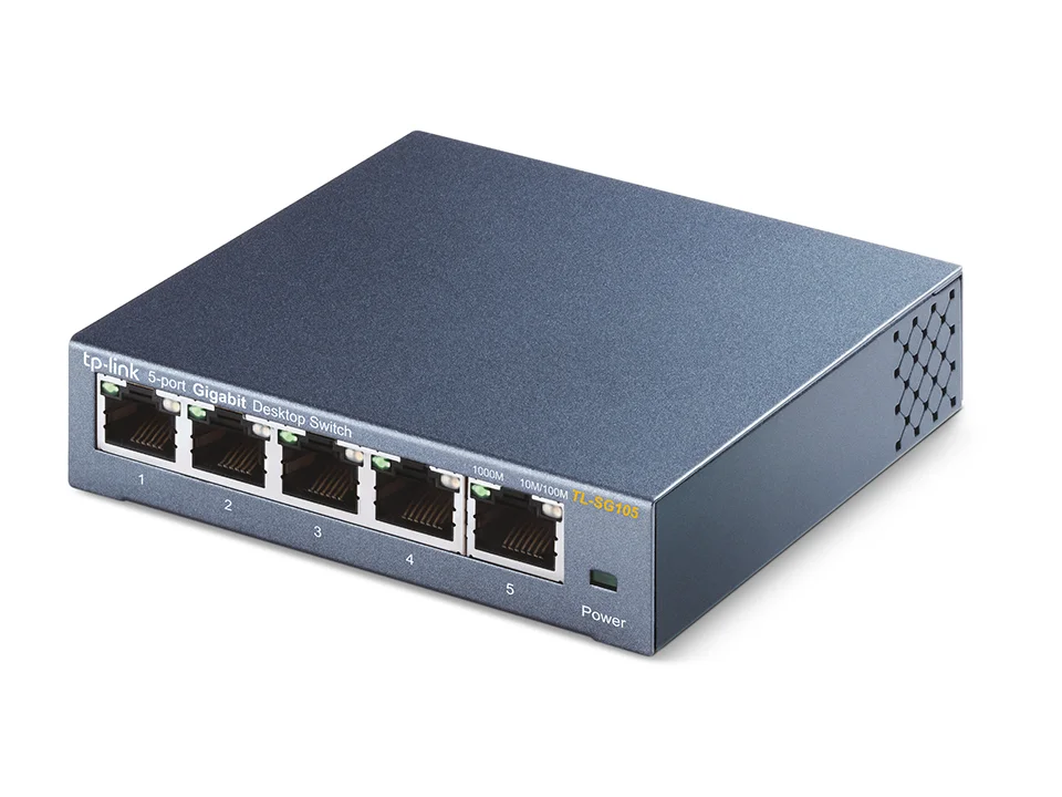 Switch de Mesa Tp-Link Tl-Sg105 5p Gigabit Auto Mdix 