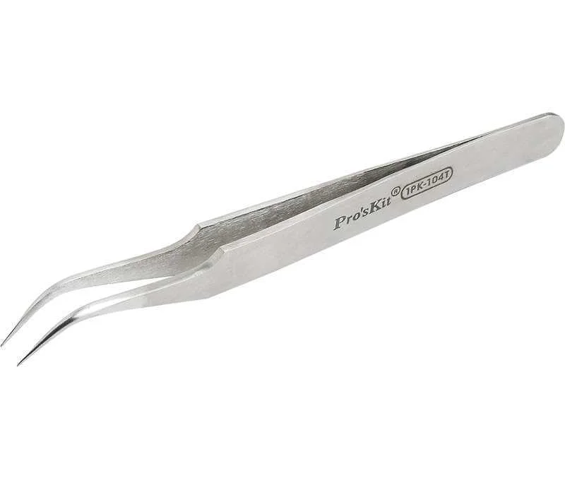 Pinça Pontas Curvas Extra Finas 110mm (Blister)