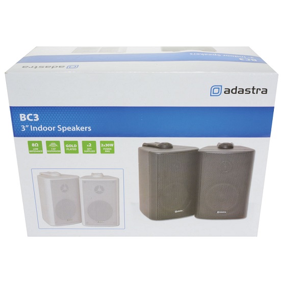 Set 2 Altavoces 3' 60w Est&eacute;reo Serie Bc Negro