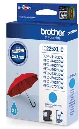 Cartucho Compatível Brother Lc225xlc Ciano 