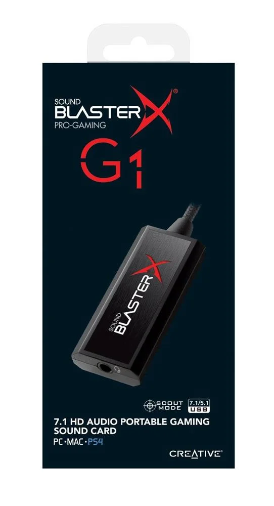 Creative Soundkarte Sound Blasterx G1                 Extern