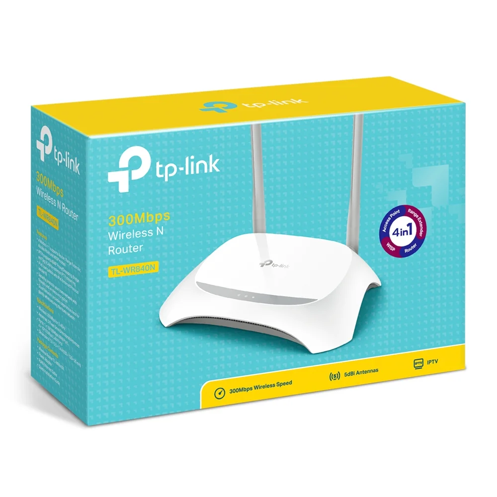 Tp-Link 300mbps Wireless N300 Router (Tl-Wr840n)