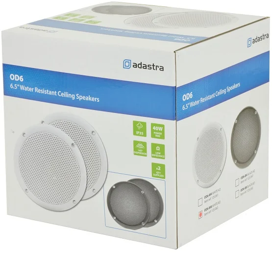 Conjunto 2 Colunas 6.5" 8ohms Branco