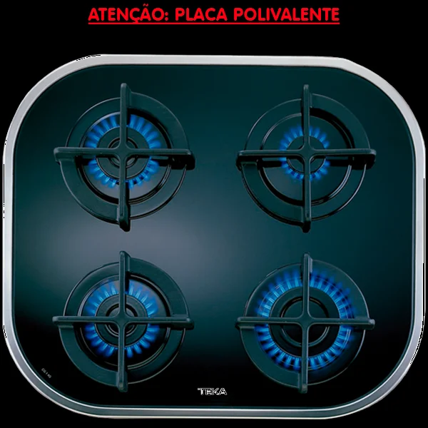 Placa Gas Poliv Teka Cg1.4gaial Cris.But