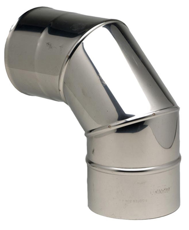 Curva Inox 90&ordm; Portoflex 180