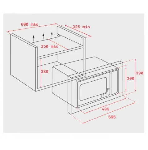 Microondas Grill Teka Ms-620bis Ng/I 20l