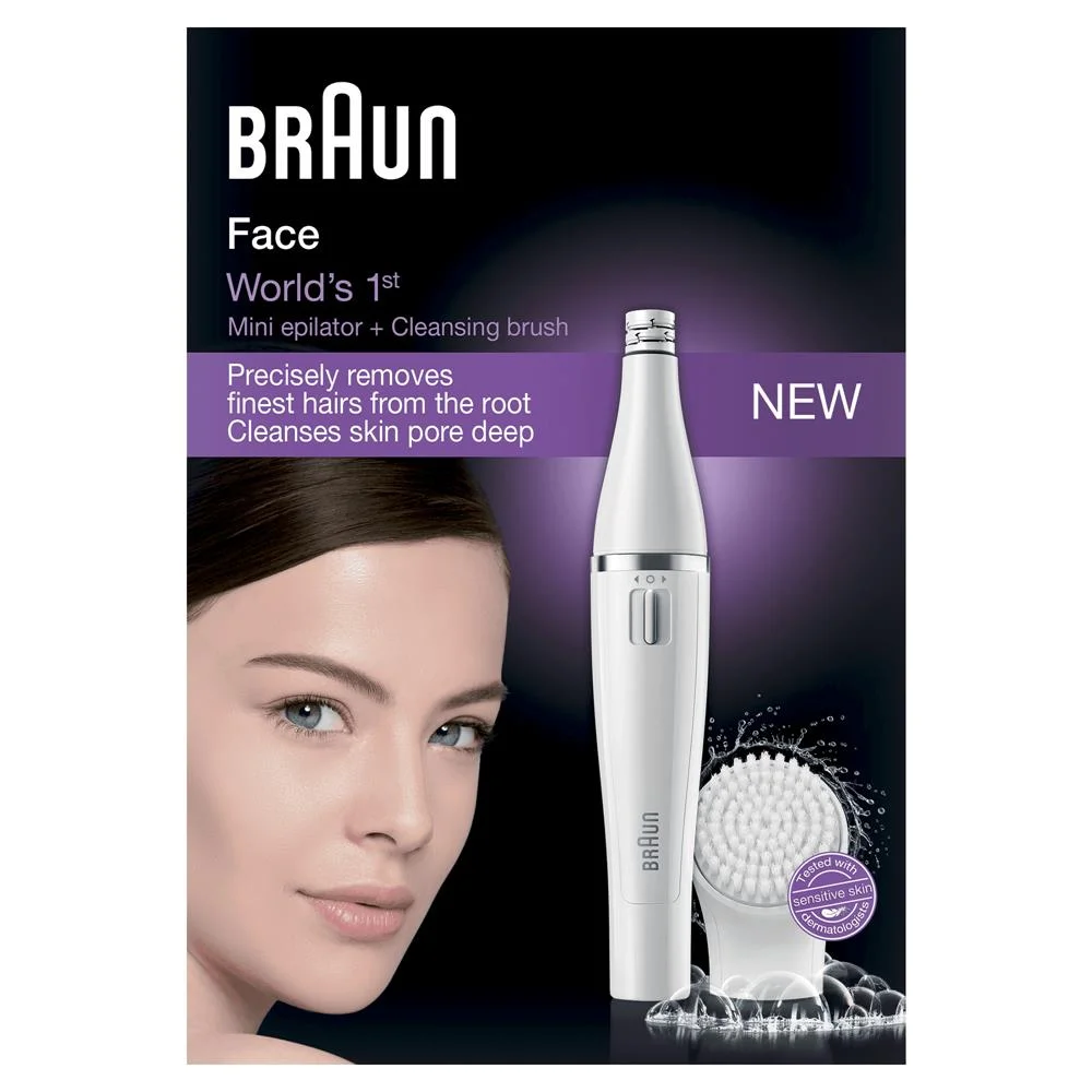 Braun 81458227 Epilator 10 Tweezers White  Silver