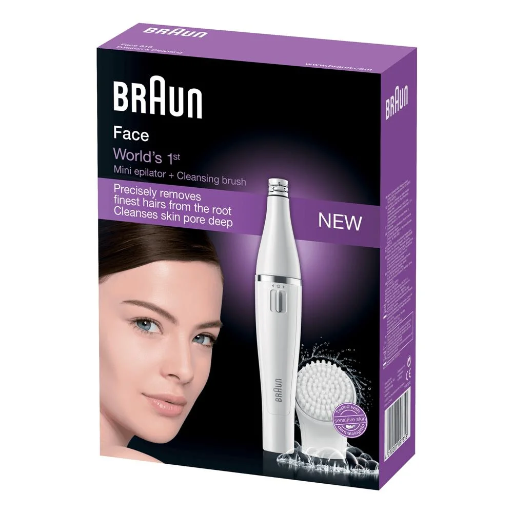 Braun 81458227 Epilator 10 Tweezers White  Silver