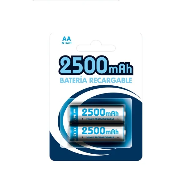 Bateria Recarregável Ni-mh Aa/rc06 1.2v 2500mah
