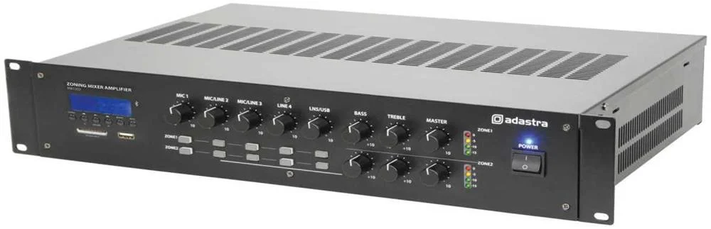 Amplificador 2 Zonas+Usb/Sd/Fm/Bluetooth