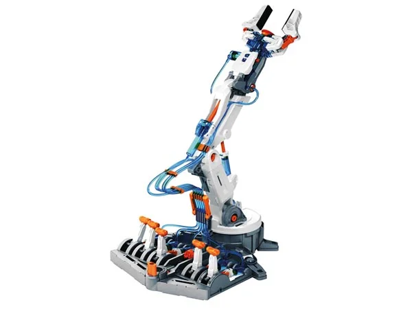 Kit Braço Robótico Hidráulico C/ Base 180º Até 50g