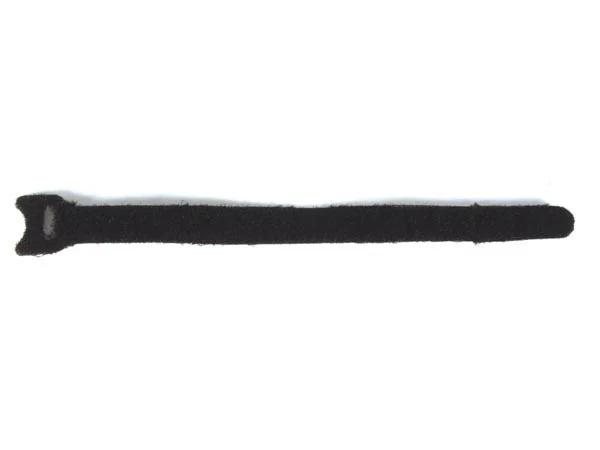 Fita para Cabo C/Gancho+Loop Preto 12.5x300mm 10pc