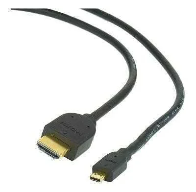 Cabo Hdmi Macho Para Micro Hdmi Macho Dourado 3m