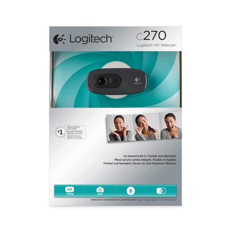 Webcam Logitech 960-001063 720 Px