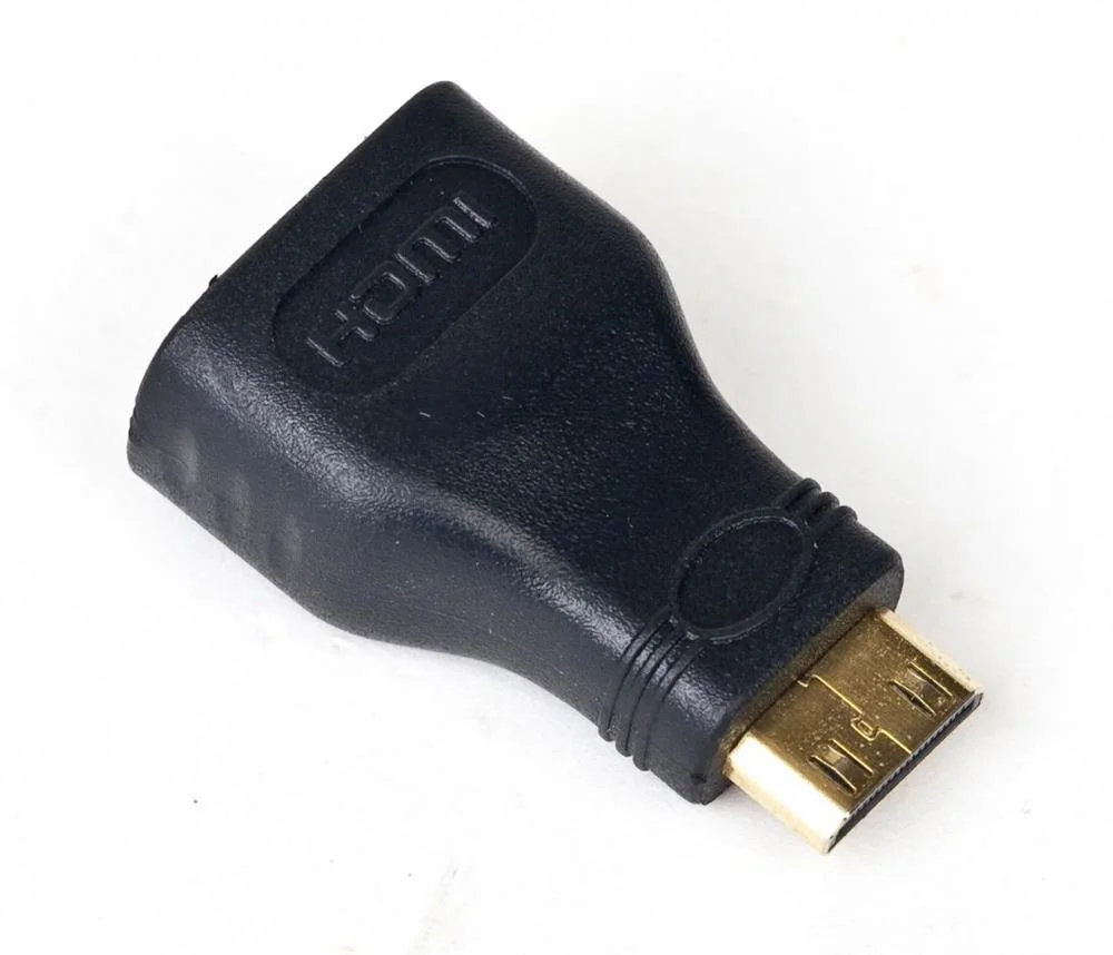Adaptador Hdmi Femea Para Mini Hdmi Macho Preto