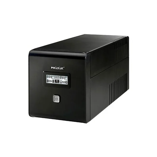 UPS 1000VA Phasak Display LCD 2Xschuko PH 9410