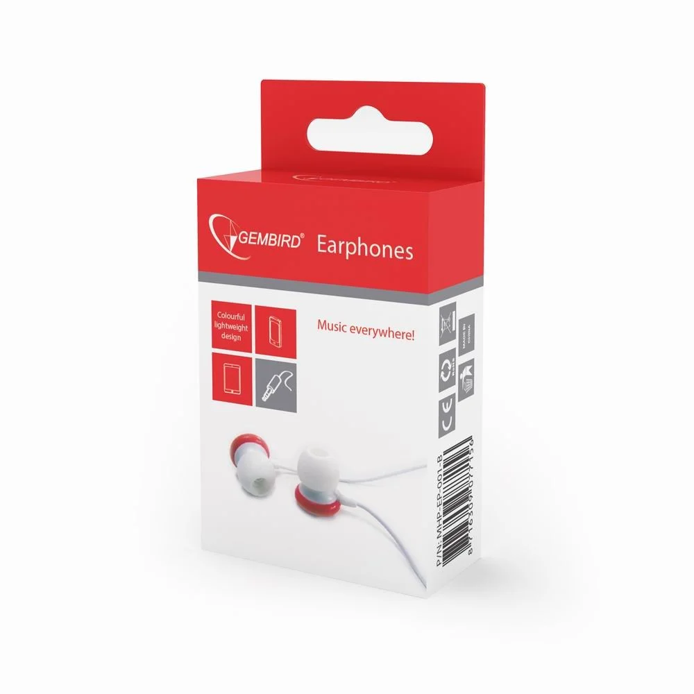 Auriculares Gembird Vermelho 