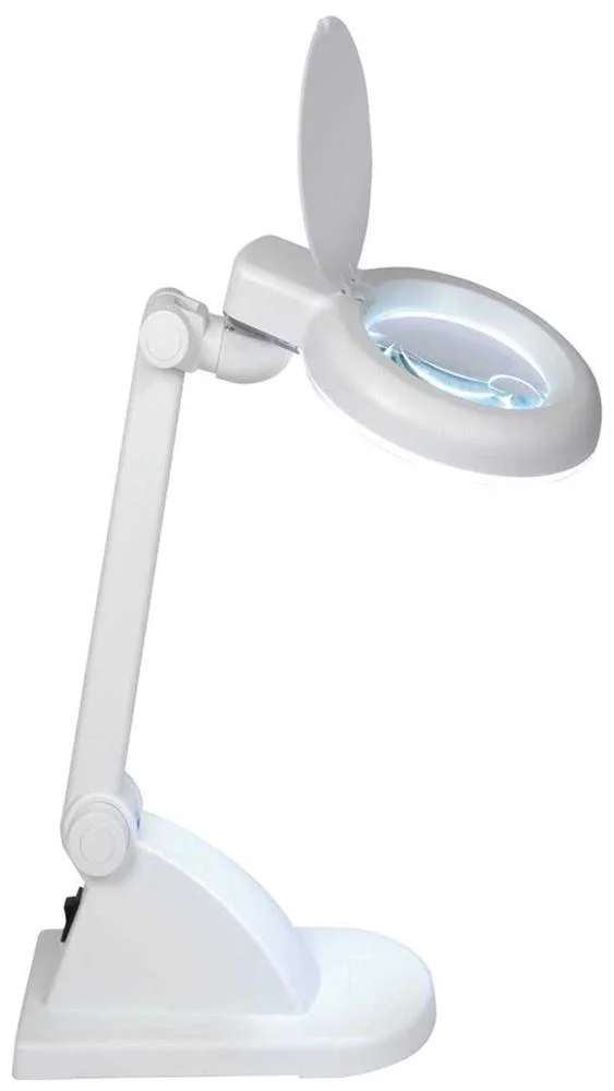 Candeeiro de Mesa com Lupa Iluminado