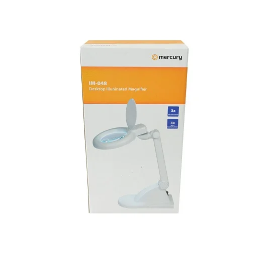 Candeeiro de Mesa com Lupa Iluminado