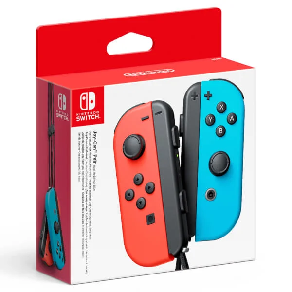 Gamepad Sem Fios Nintendo 1014338 Vermelho Azul