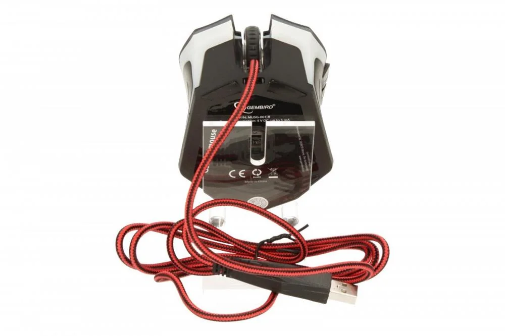Rato Gaming Usb Vermelho