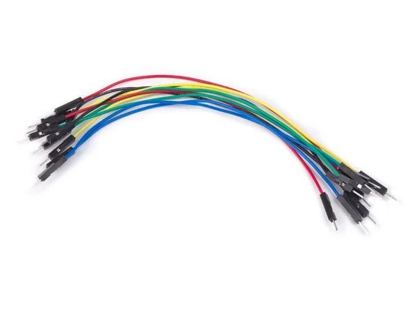 Conjunto de Fios Jumper para Placa de Ensaio Awg - Um Pino Macho-Macho - 5.9" (15 Cm) - 10 Unidades