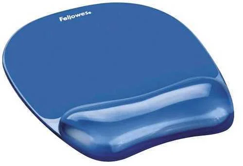 Alfombrilla + Reposamuñecas Fellowes Gel Azul