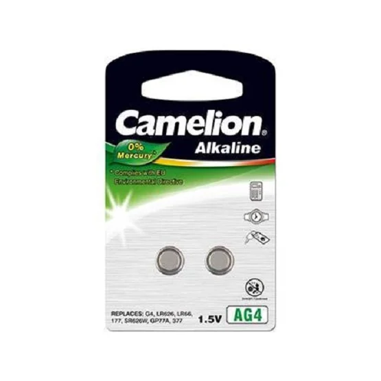 Pilha Botao Ag4 Bp2 1.5v 0%hg Camelion 2un